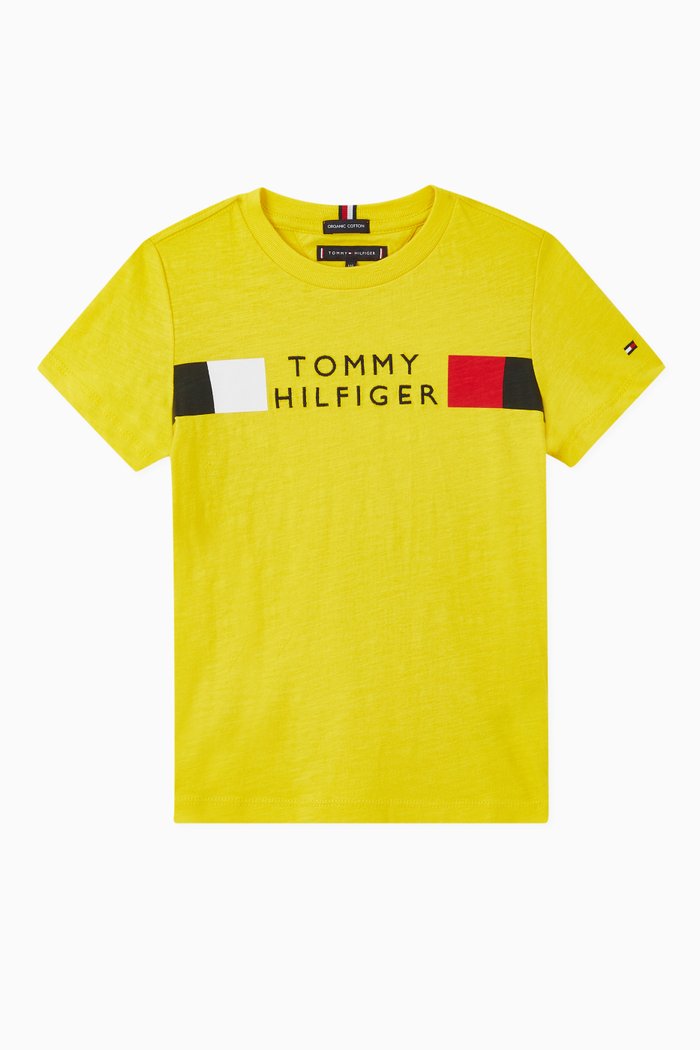 

Logo Cotton T-Shirt, Yellow
