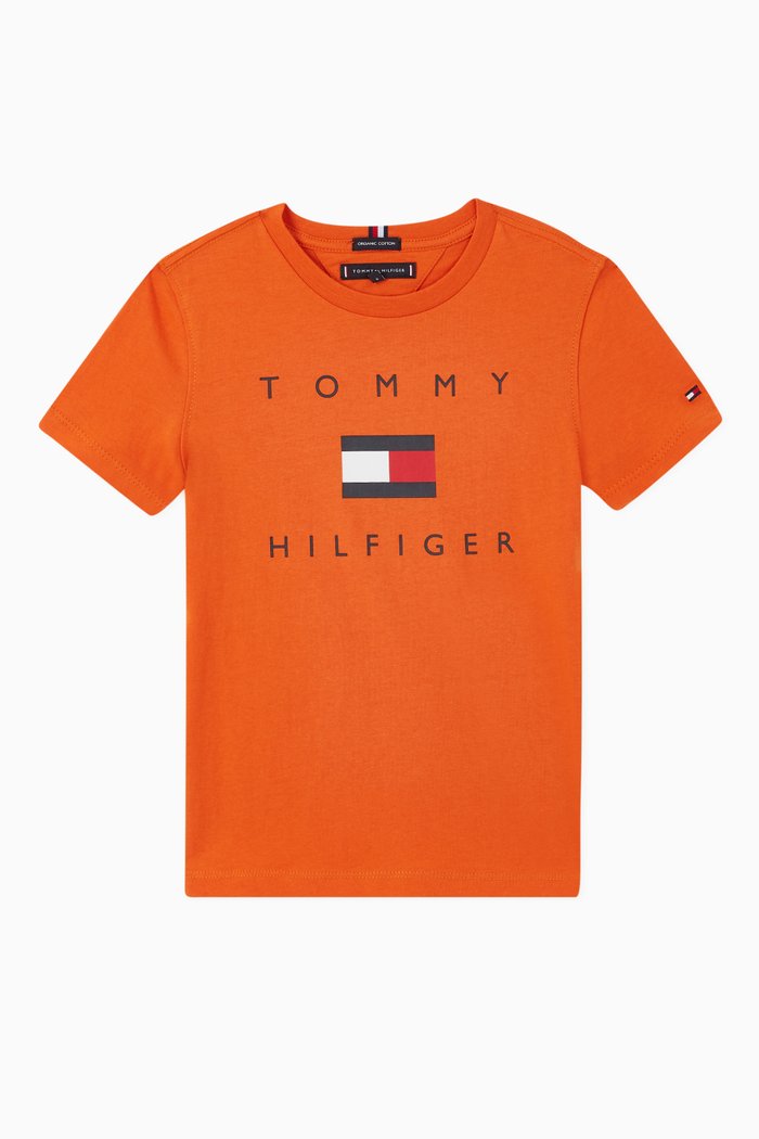 

Logo Organic Cotton T-Shirt, Orange