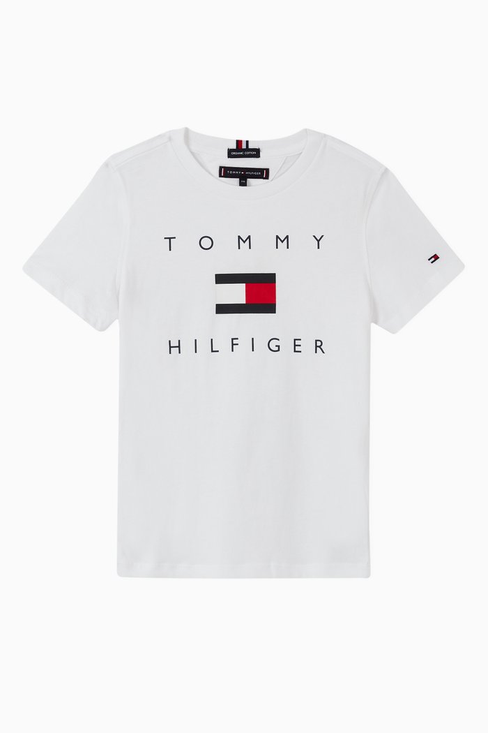 

TH Flag Logo Jersey T-Shirt, White