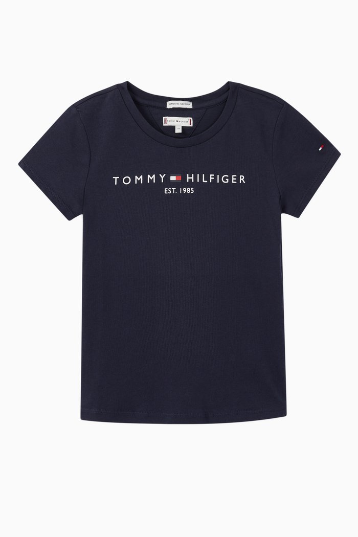 

Essential Organic Cotton Logo T-Shirt, Blue