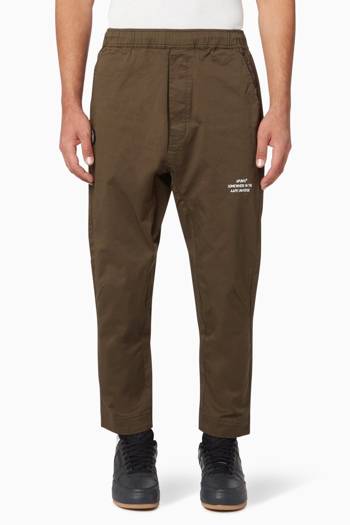 

Camo AAPE UNVS Slim-Fit Cropped Pants, Neutral