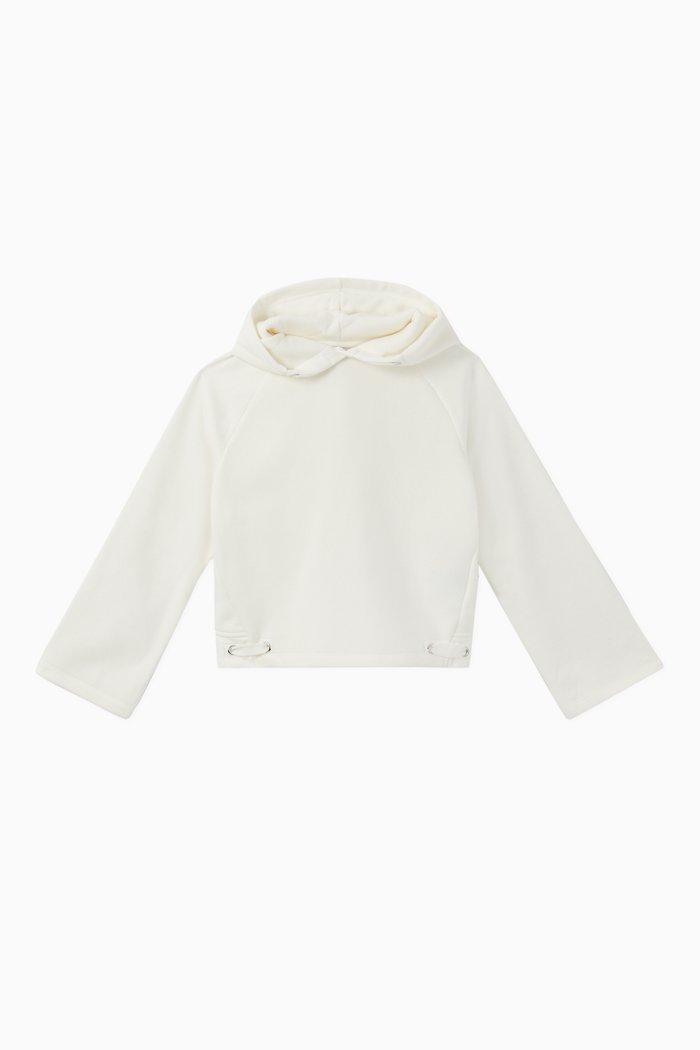 

Jaide Bell Sleeve Knit Hoodie, Neutral