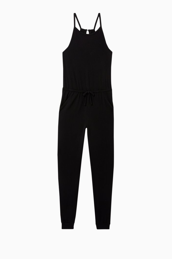 

Lorrie Loose Knit Jumpsuit, Black