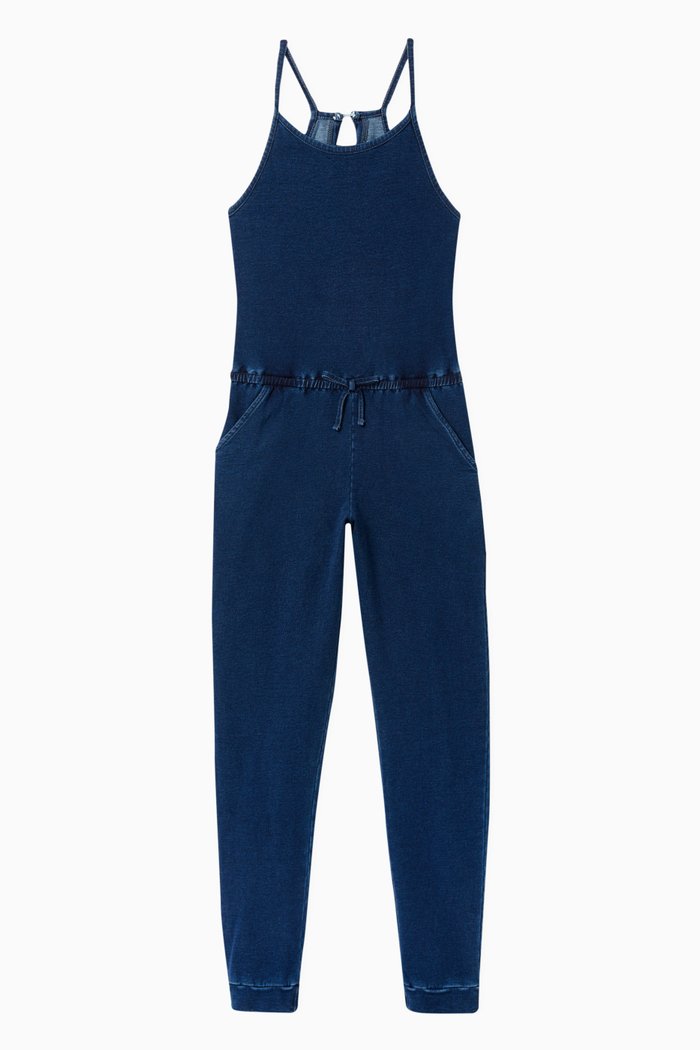 

Lorrie Loose Knit Jumpsuit, Blue