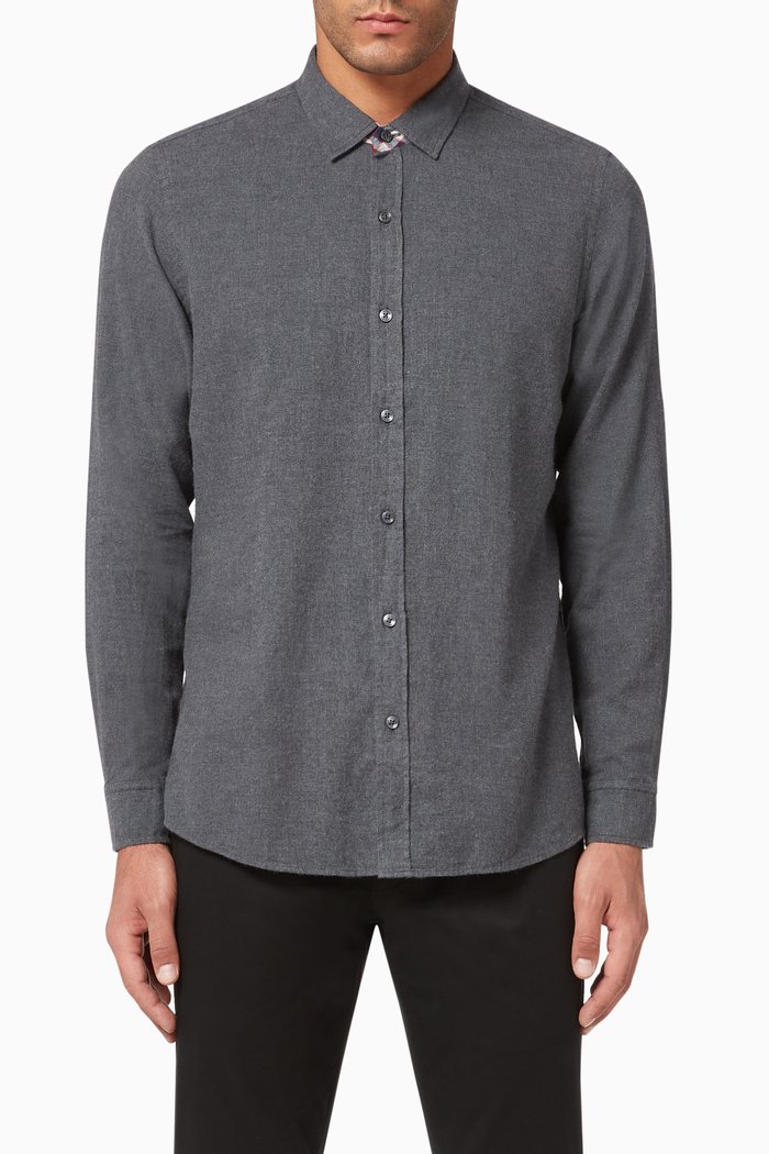 

Nyro Flannel Shirt, Grey