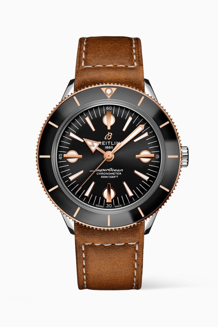 

Superocean Heritage ’57 with 18kt Red Gold, Black