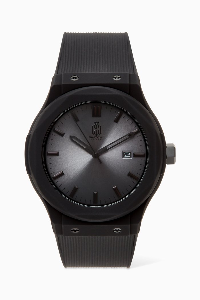 Silicon Strap Japanese Quartz Watch, Grey