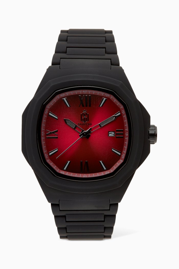 

Verona Japanese Quartz Watch, Red