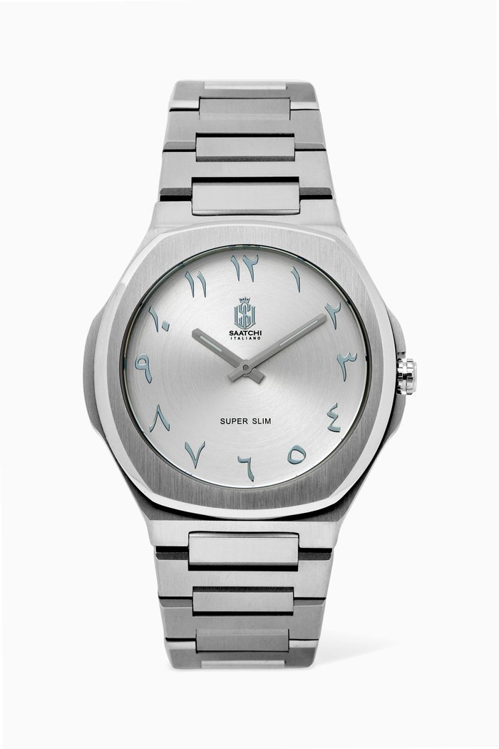 

Super Slim Japanese Quartz Watch, Silver