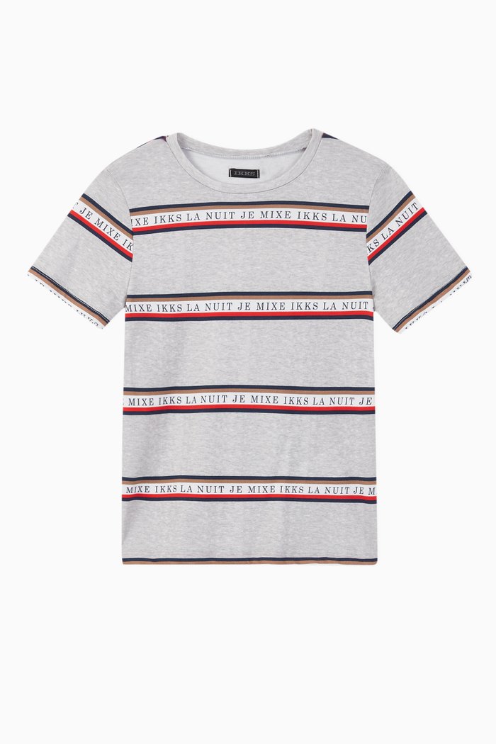

Je Mixe IKKS La Nuit Grey Marl T-Shirt