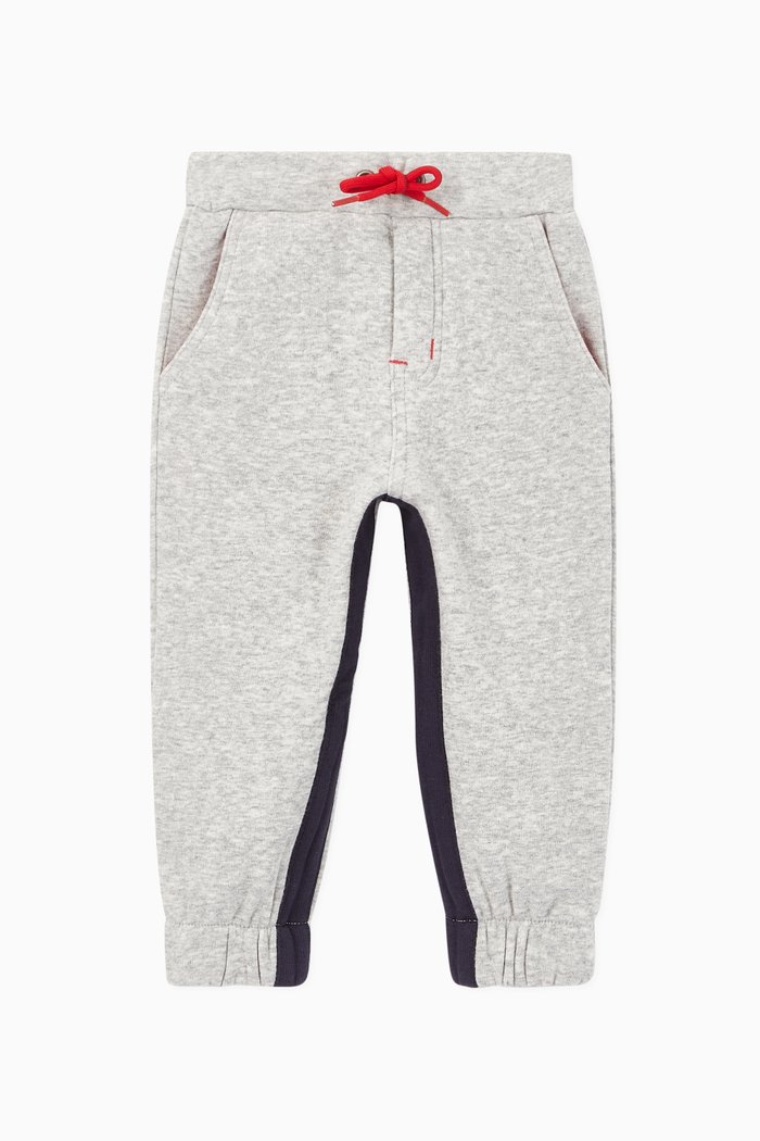 

Paris & Moi Cotton-Blend Sweatpants, Grey