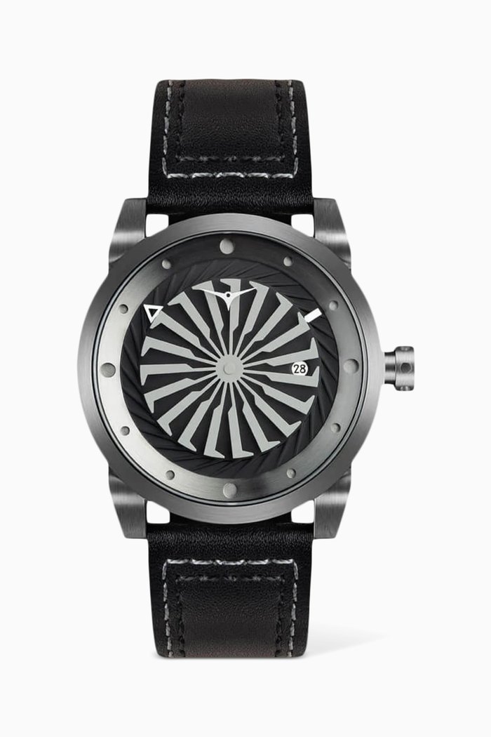 

Blade Gunmetal Watch, Black