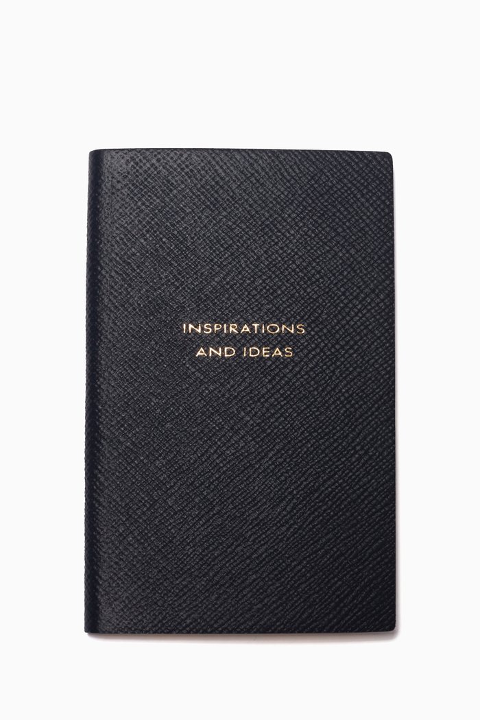 

Panama Notebook in Crossgrain Leather, Blue