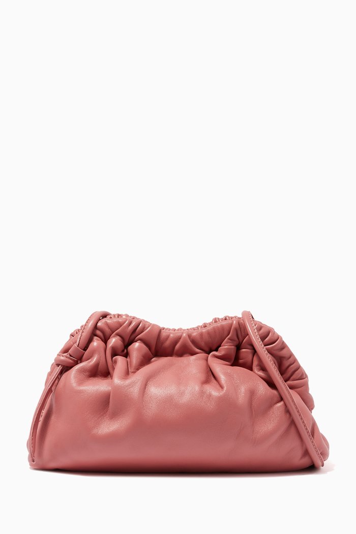 

Mini Cloud Clutch in Lambskin, Pink