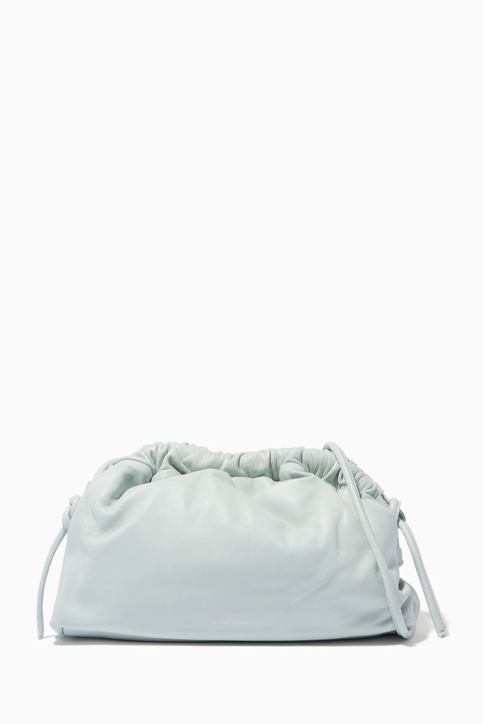 

Mini Cloud Clutch in Lambskin, Blue