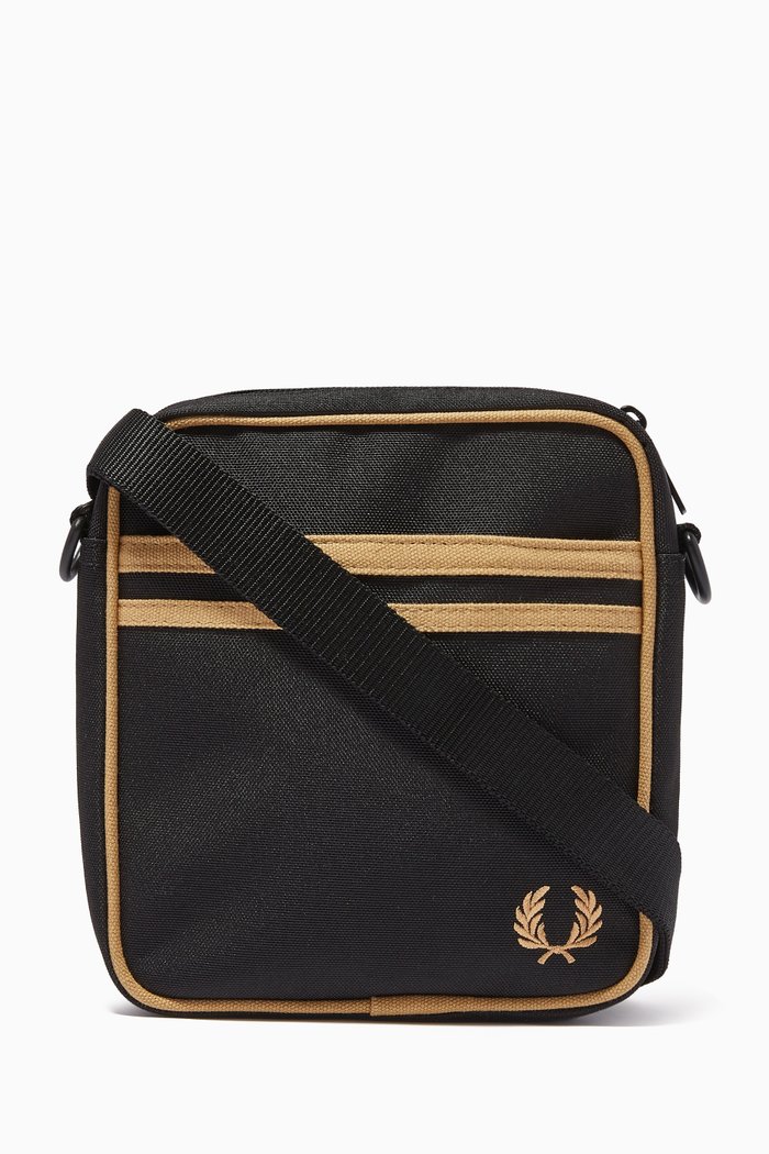 

Twin Tipped Side Bag in Canvas, Black