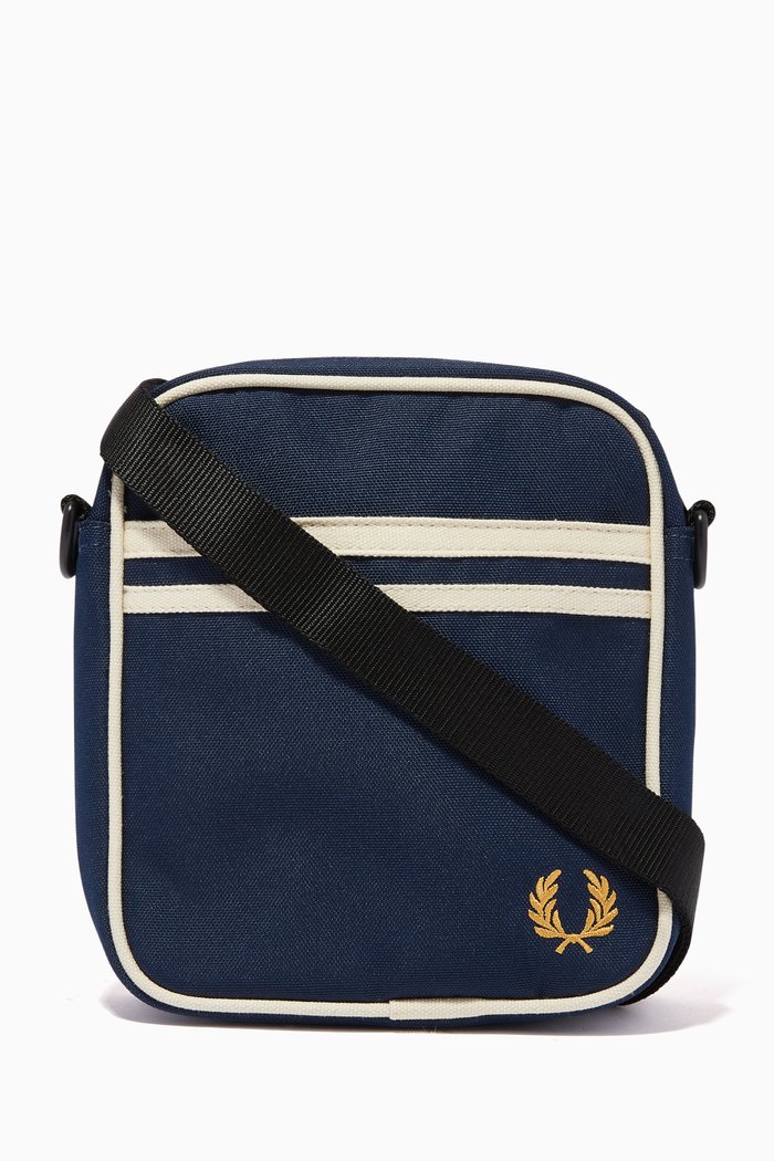 

Twin Tipped Side Bag in Canvas, Blue