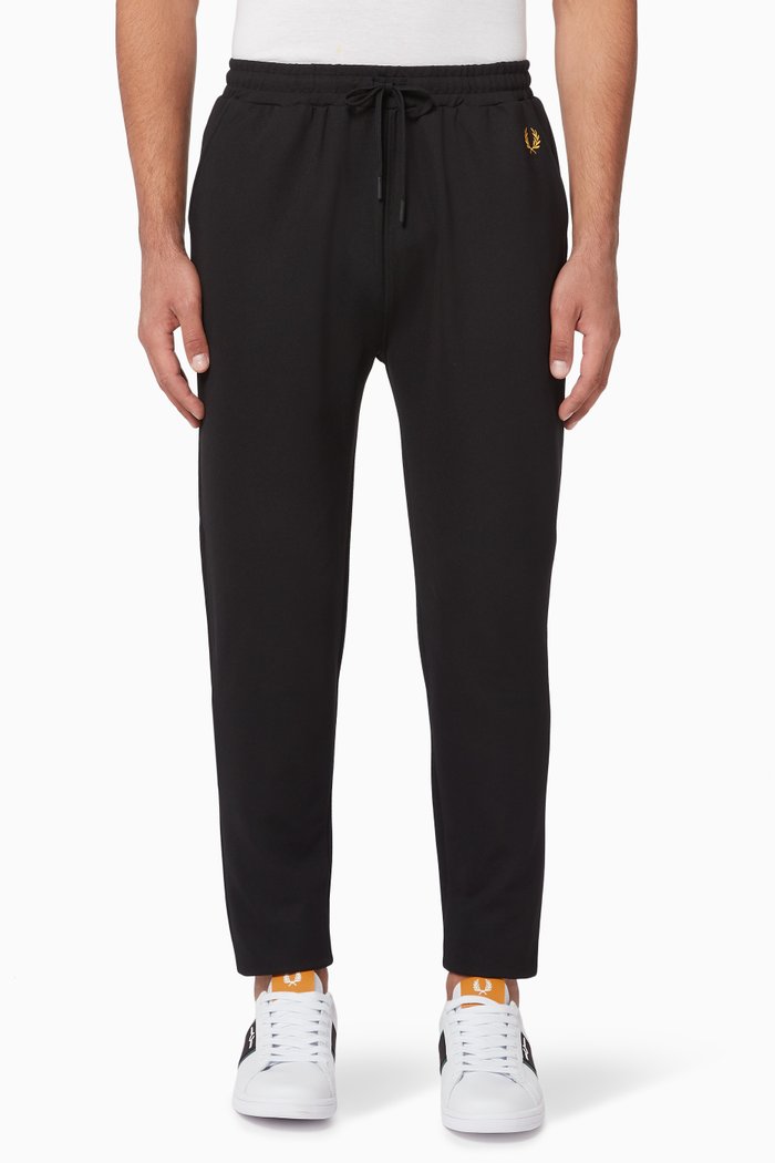 

Twill Track Pants, Black