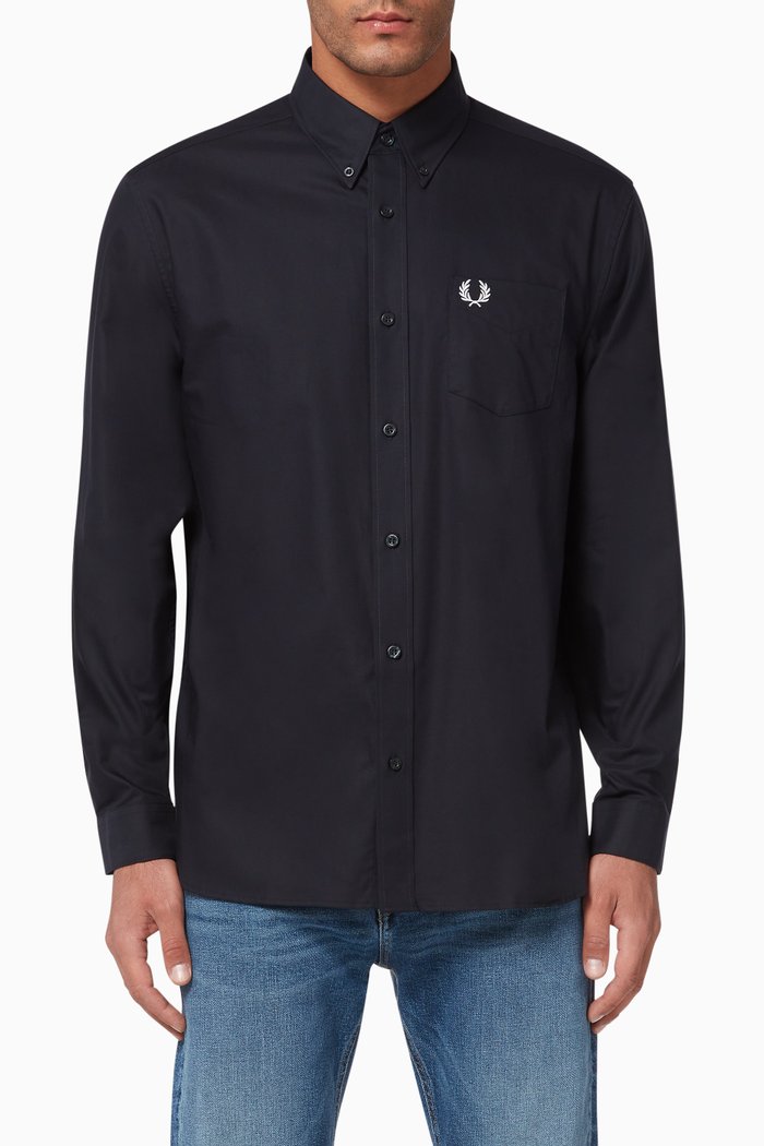 

Oxford Cotton Shirt, Blue