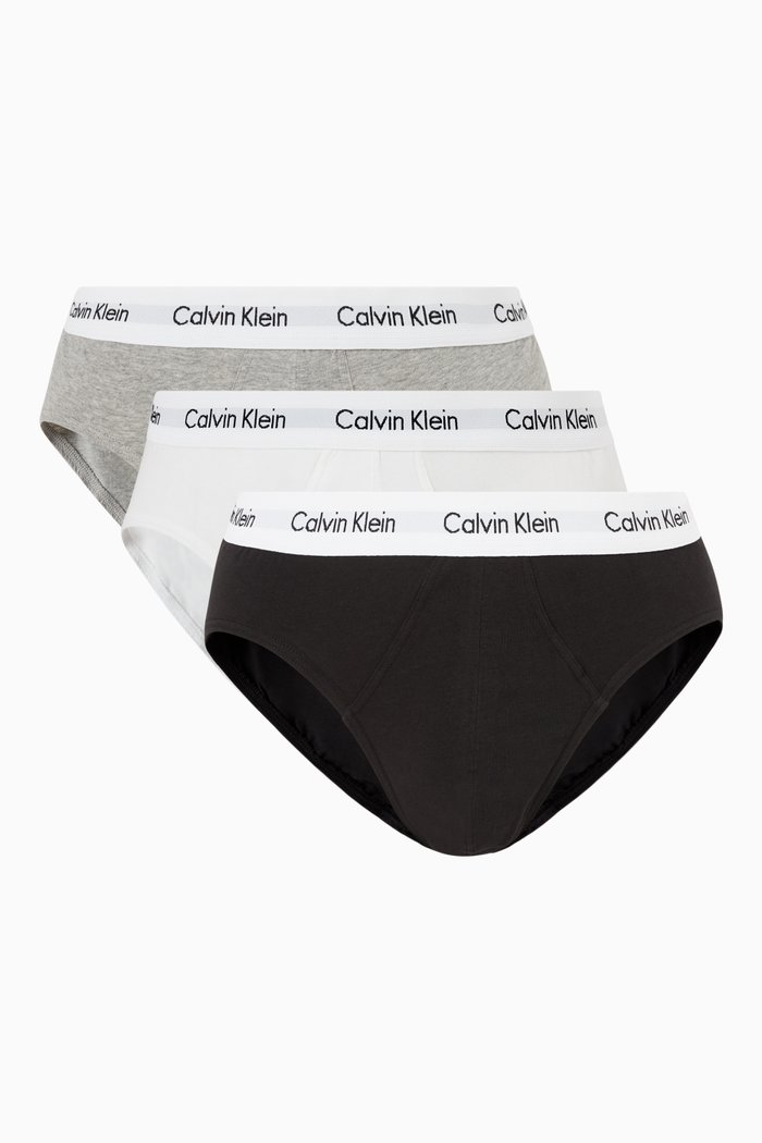 

Hip Briefs, Set of 3, Black