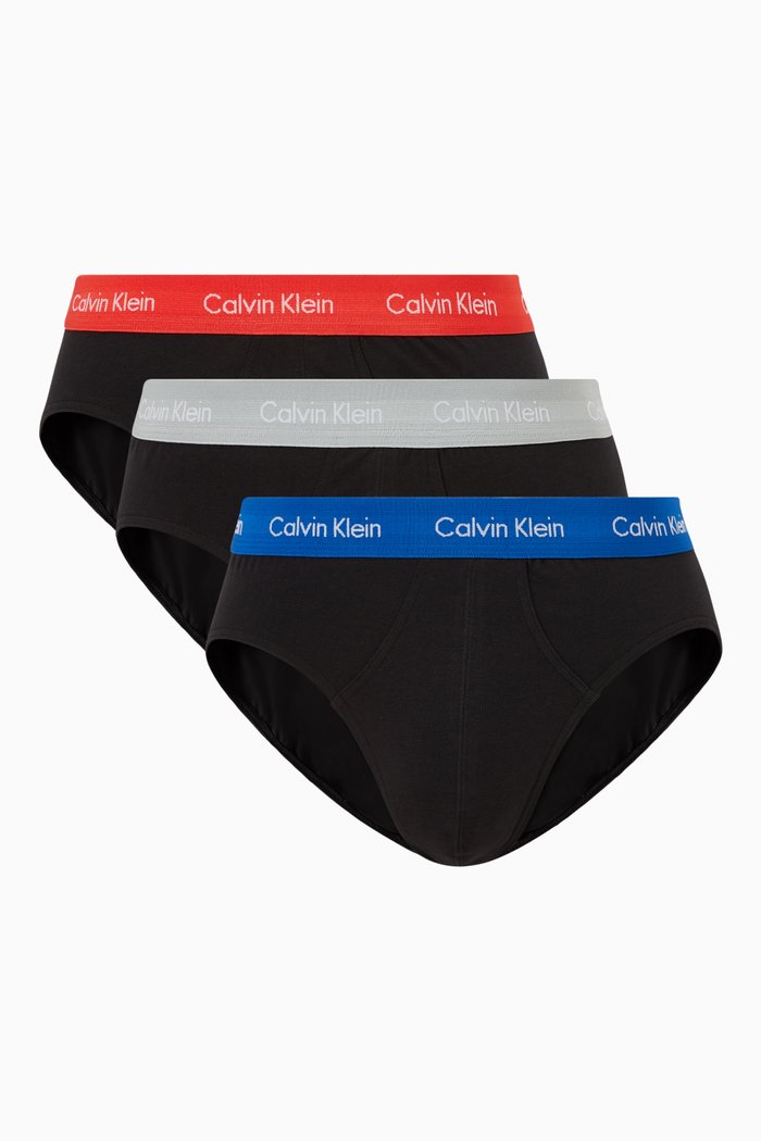 

Hip Briefs, Set of 3, Black