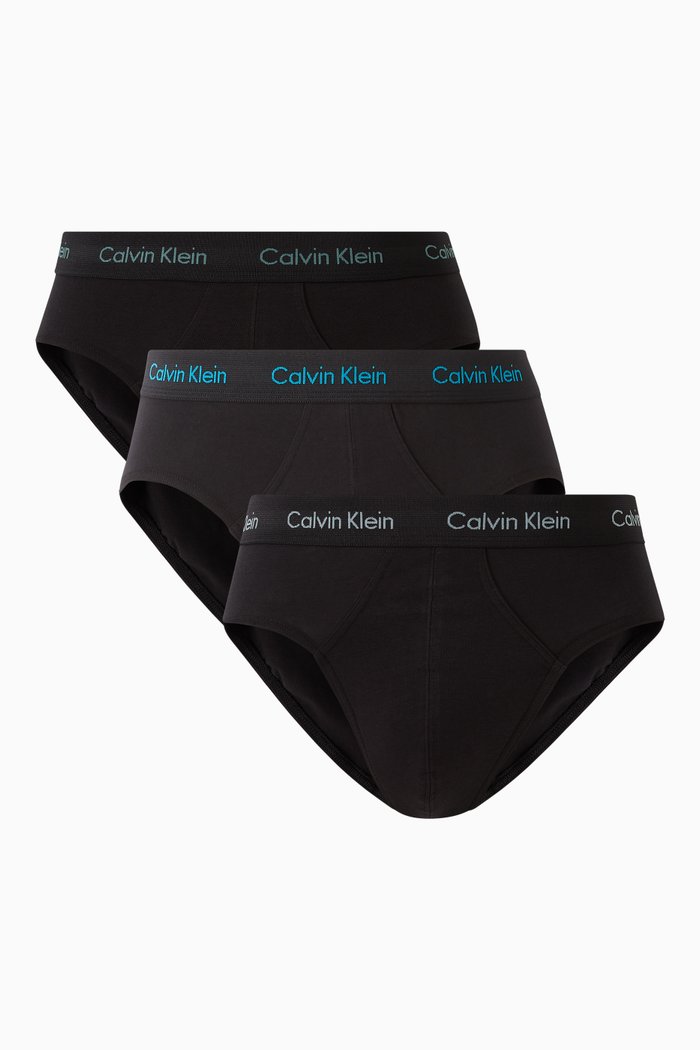 

Hip Briefs, Set of 3, Black