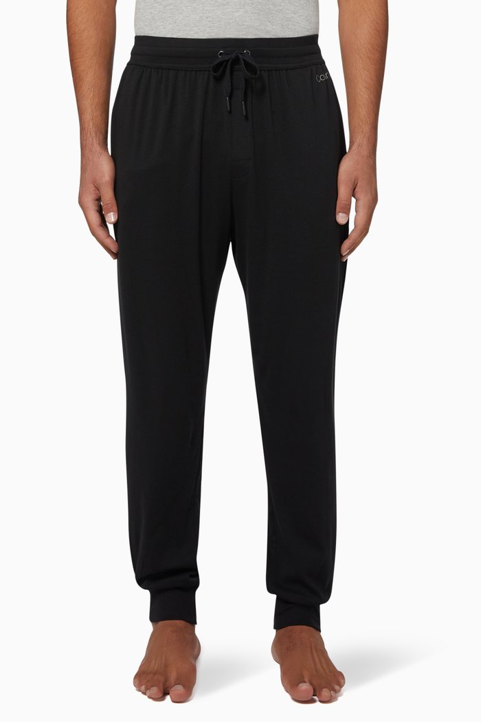 

Logo Cotton Blend Sweatpants, Black