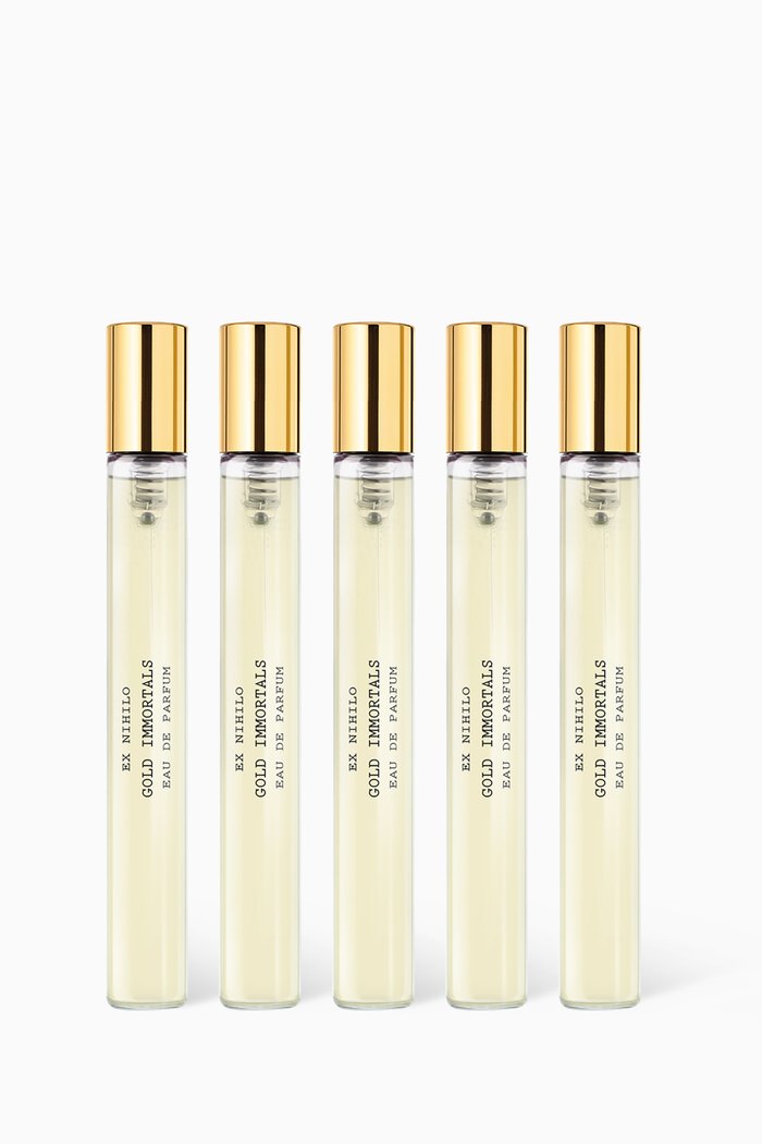 

Gold Immortals Eau de Parfum Travel Set, 5 x 7.5ml, Colourless