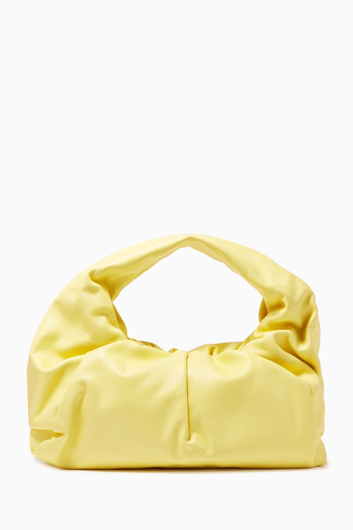 The Shoulder Pouch in Nappa, Yellow