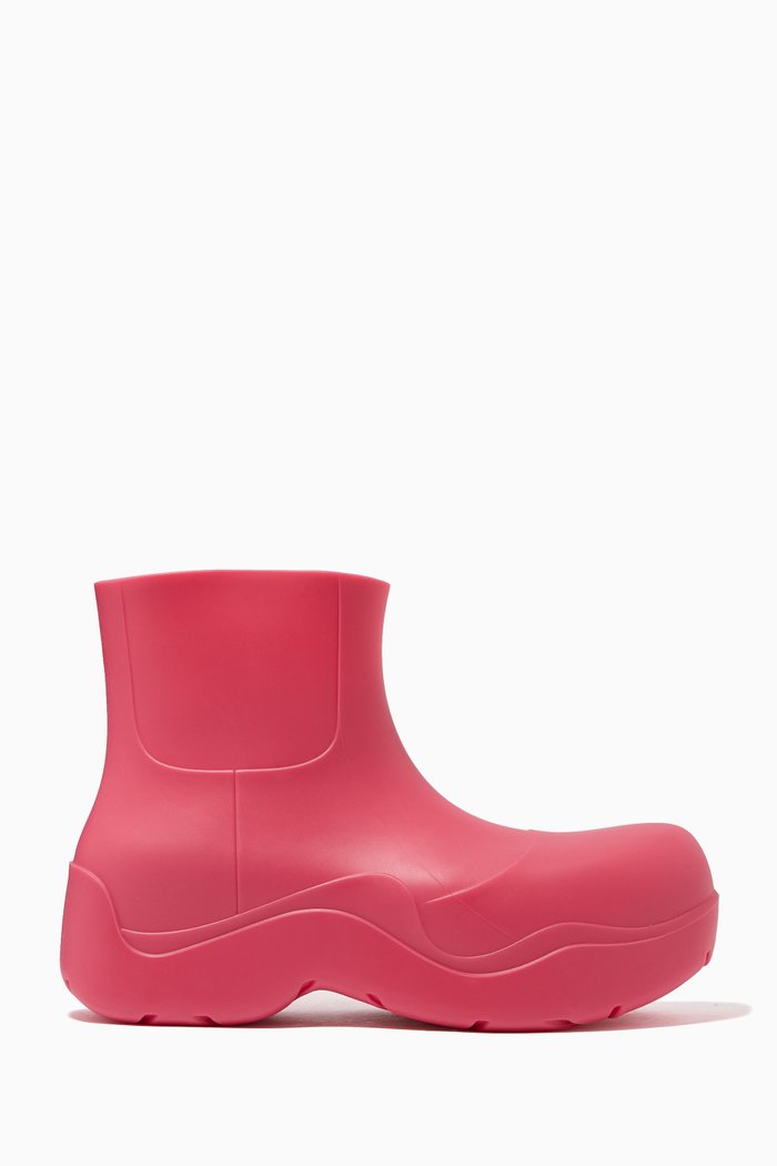 

BV Puddle Boots in Biodegradable Rubber, Pink