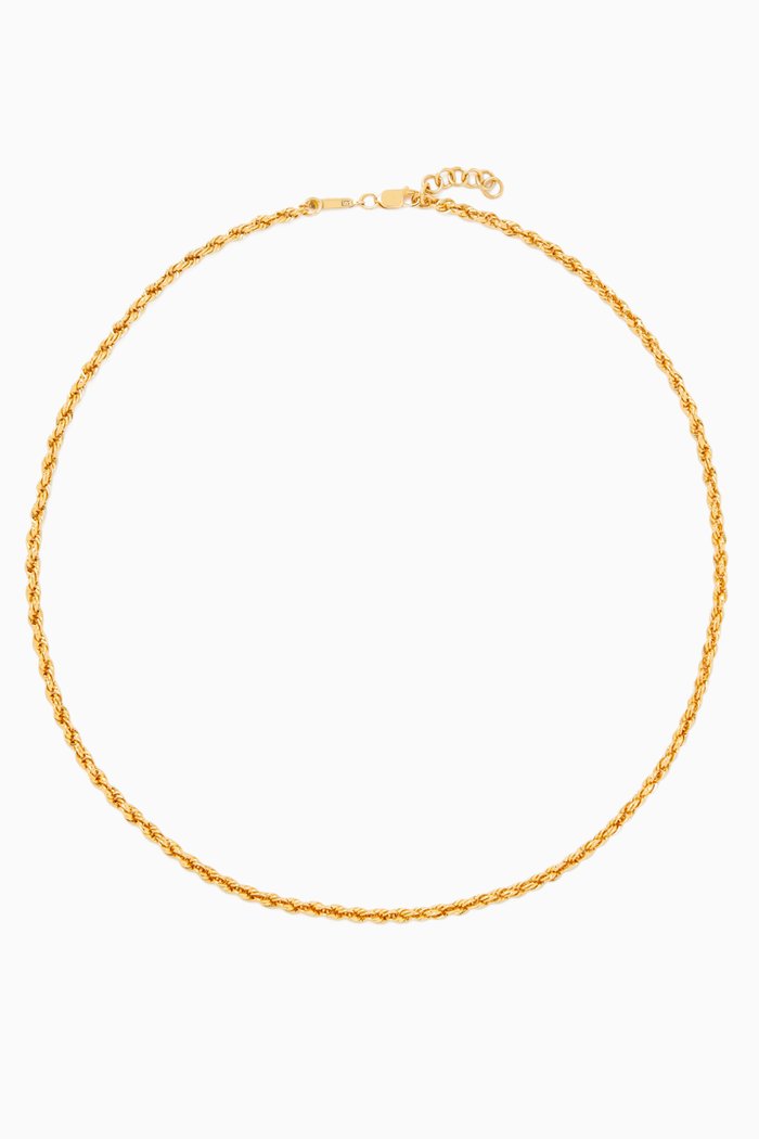 

Twist Eternal Choker in 14kt Yellow Gold Vermeil