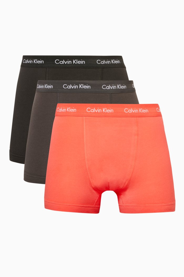 

Logo Cotton Blend Trunks, Set of 3, Multicolour
