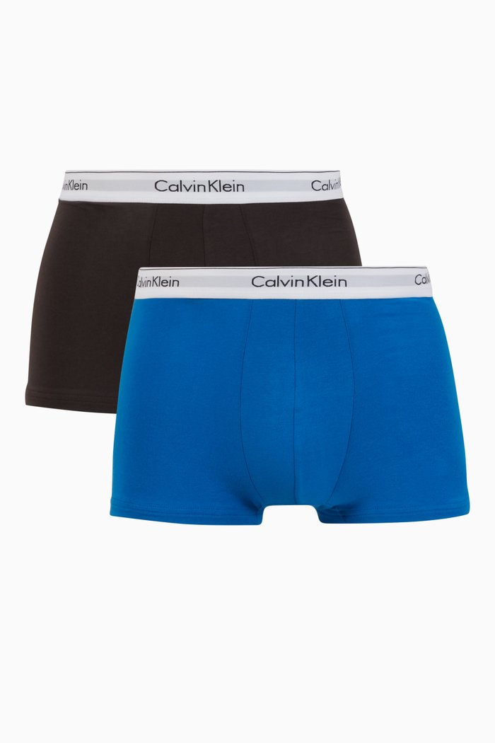 

Logo Cotton Blend Trunks, Set of 2, Multicolour