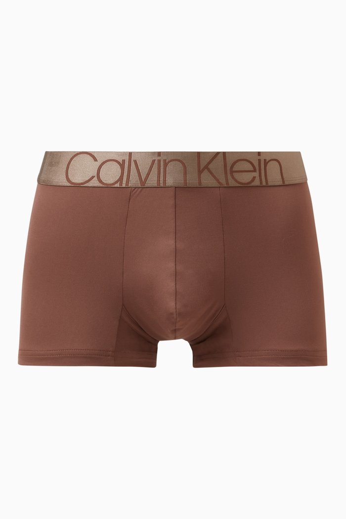 

Icon Low-rise Trunks in Microfibre-jersey, Brown