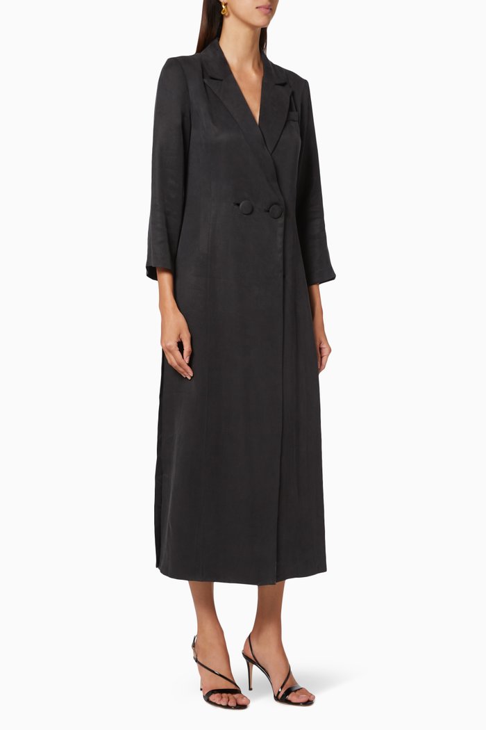 

Move On Maxi Blazer Dress, Black