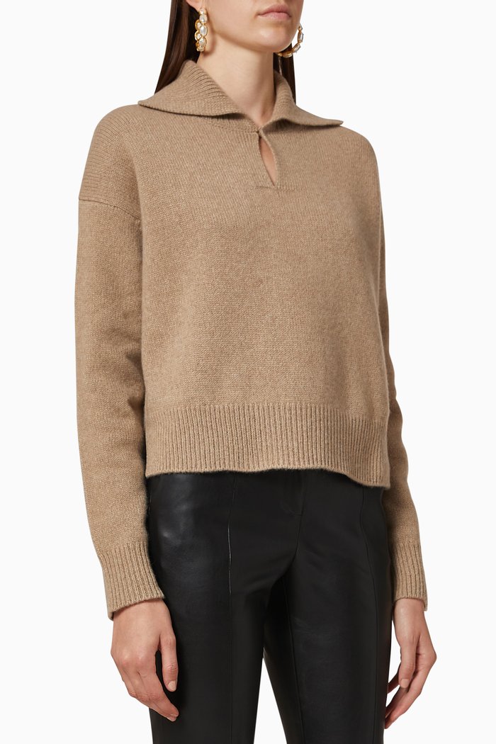 

Tate Cashmere Blend Sweater, Neutral