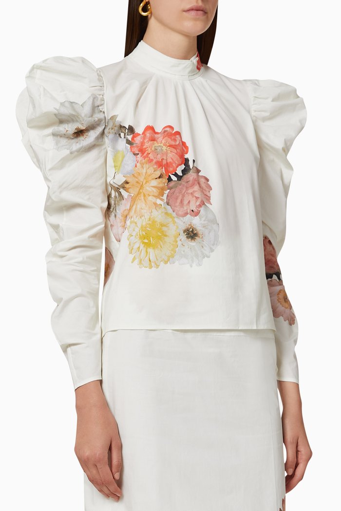

Sofia Cotton Top, White