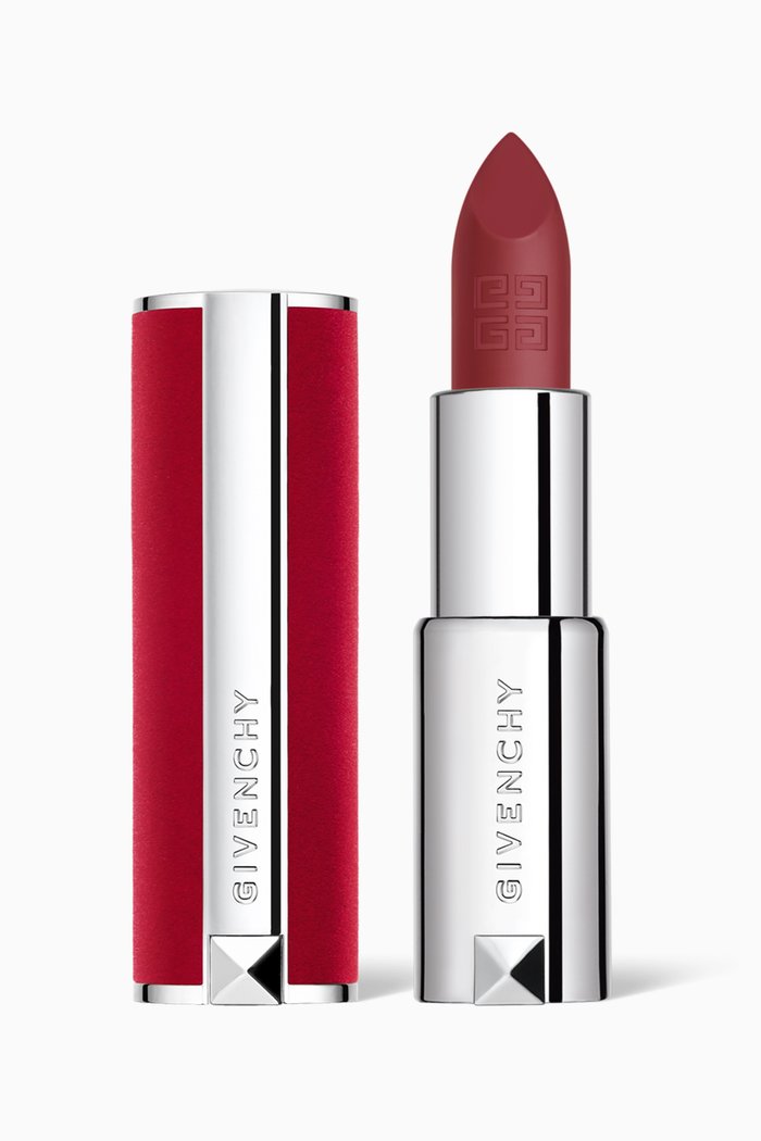 

N.38 Grenat Fumé Le Rouge Deep Velvet Lipstick, 3.4g, Colourless