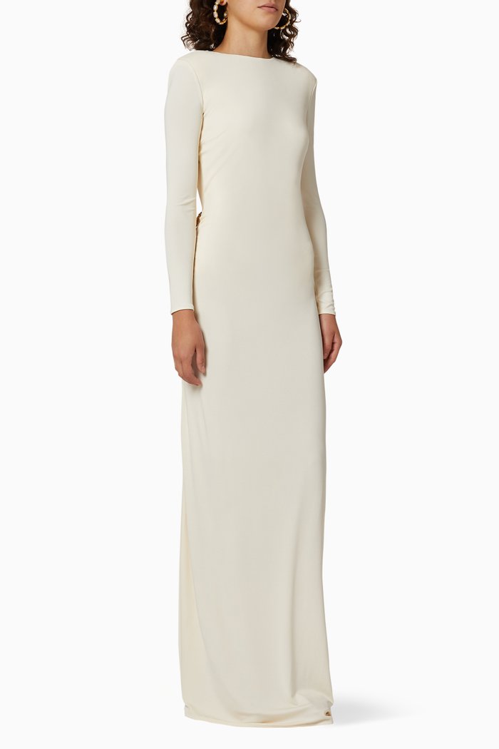 

Viscose Maxi Dress, White