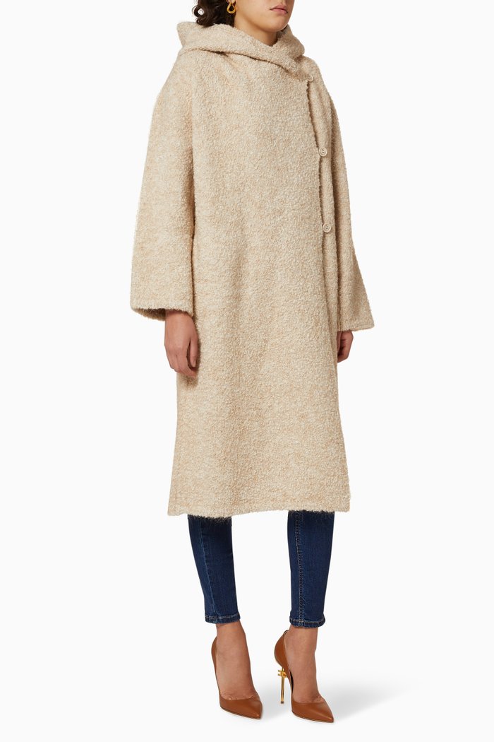 

Long Hooded Coat, Neutral