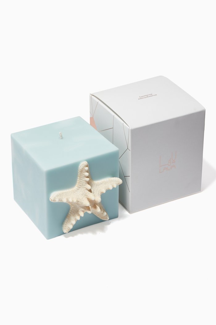 

Large Turquoise Waters Candle, Blue