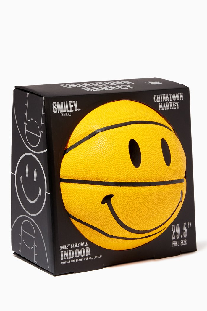 

Smiley Logo Basketball in Rubber, Yellow