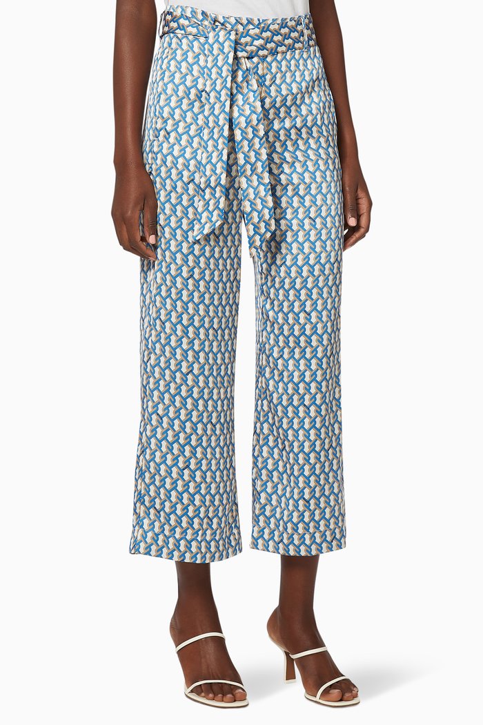 

Mastino Printed Pants, Blue