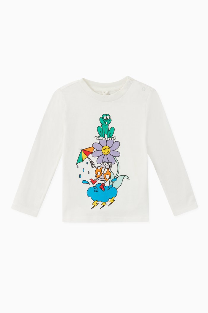 

Ladybird On Cloud Organic Cotton T-Shirt, Neutral