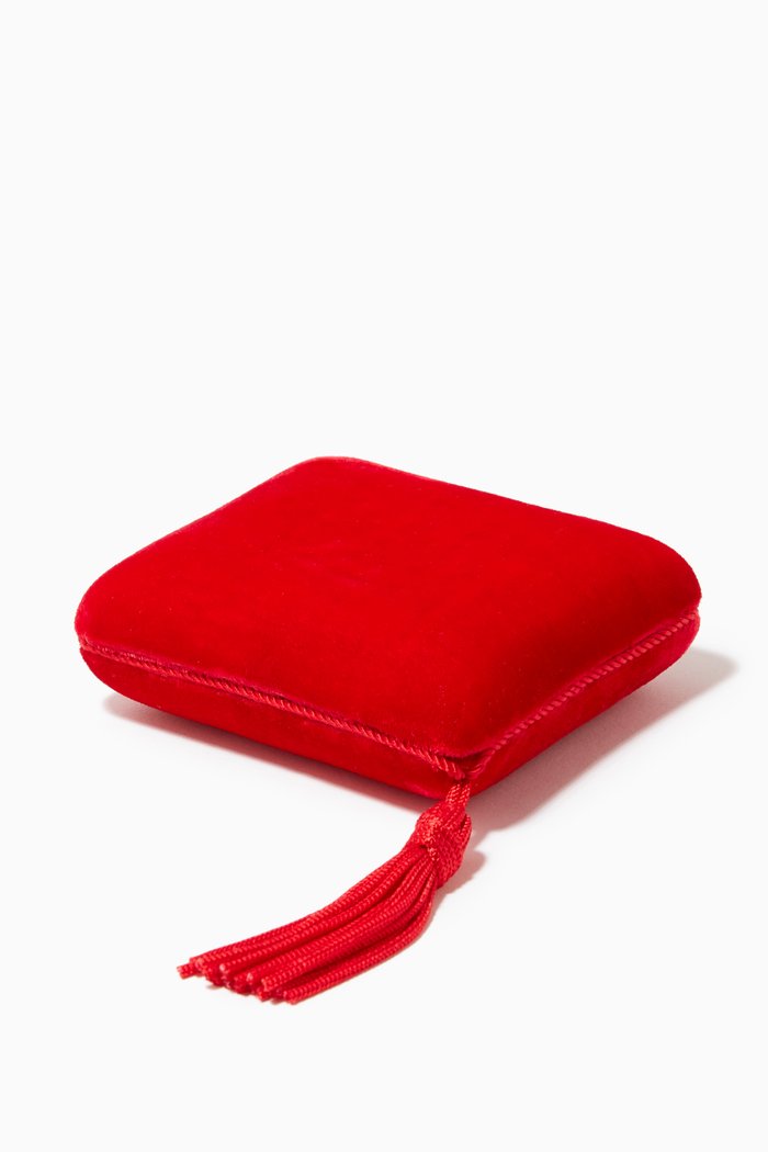 

Jewellery Box in Velvet, Red