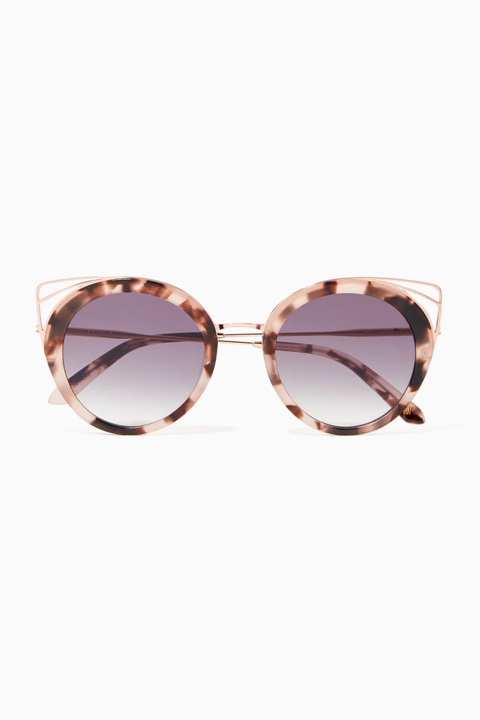 

The Soleado in Acetate & Stainless Steel, Pink