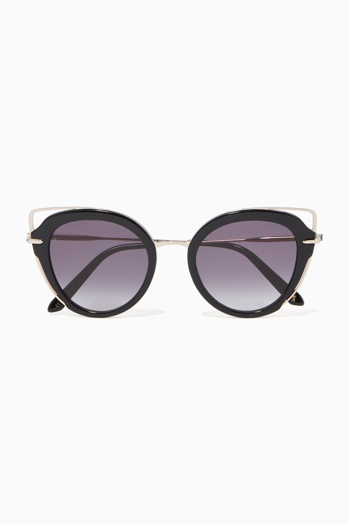

The Swim in Acetate & Stainless Steel, Black