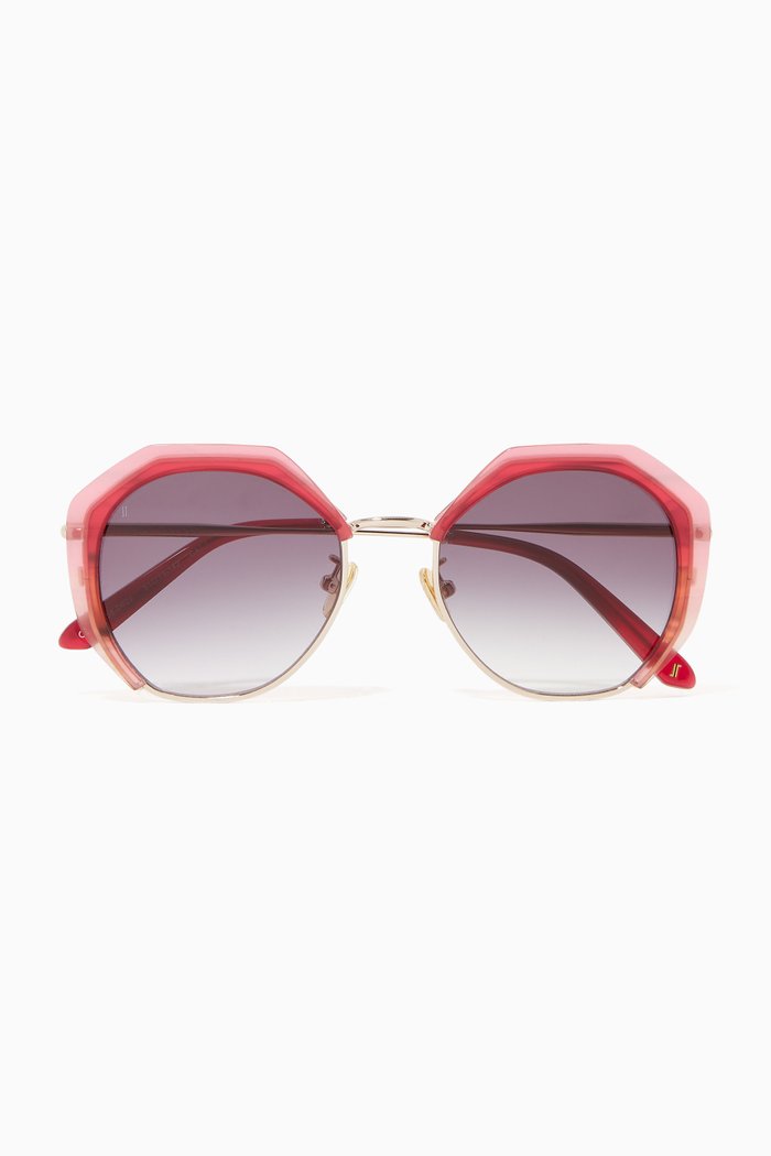 

The Moon in Acetate & Stainless Steel, Pink