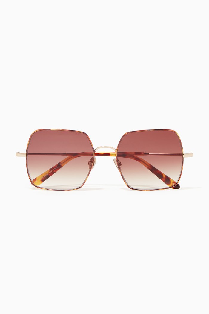 The Virna in Acetate & Stainless Steel, Pink