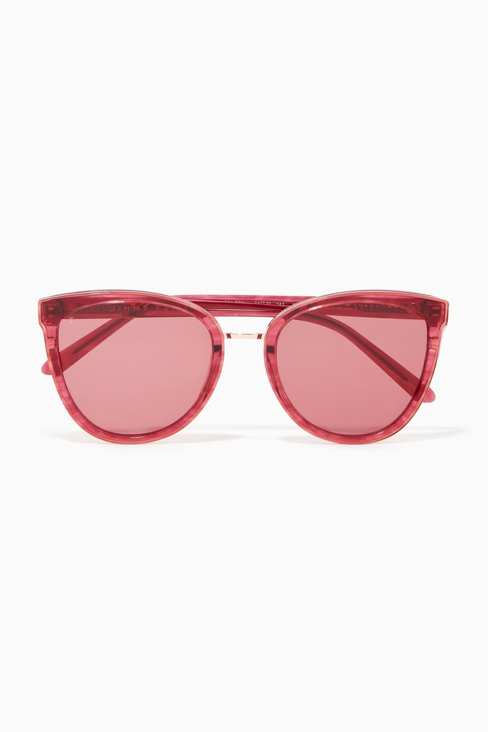 

The Bellagio in Acetate & Stainless Steel, Pink